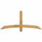 Ekena Millwork Bellingham Rough Sawn Timber Gable Bracket, Western Red Cedar, 60"W x 27"H x 2"D x 4"F, 11/12 Pitch GBW060X27X0204BEL00RWR - alternate 1